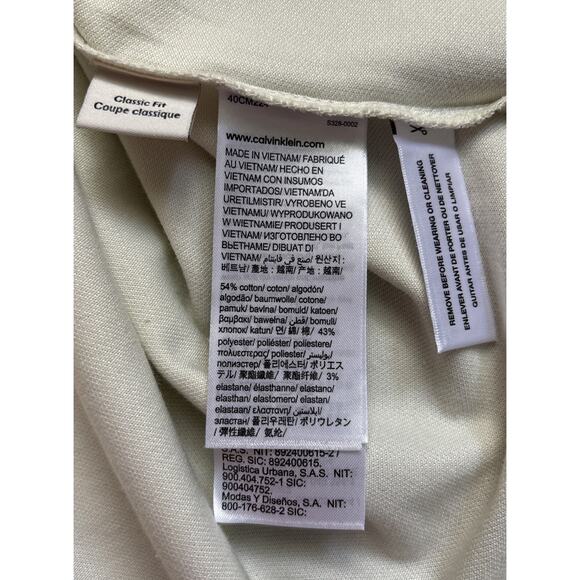 NEW Calvin Klein Tech Pique T-Shirt Men's XXL Quick Dry Stretch Cotton Logo - Picture 10 of 11